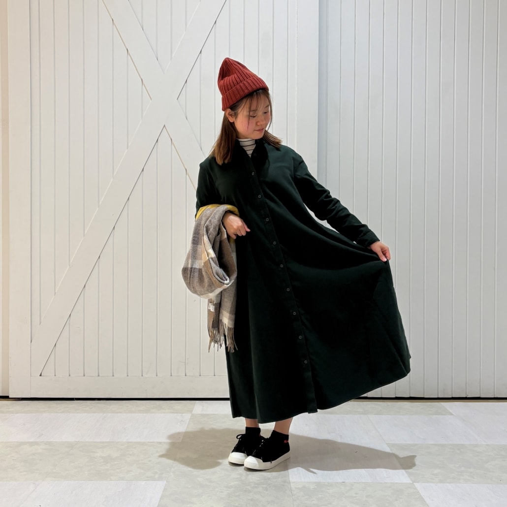 フランネルワンピース