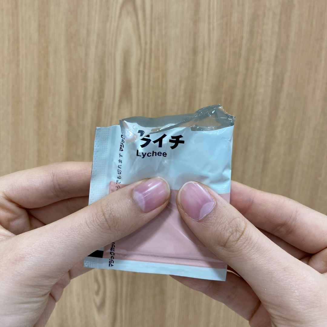 ライチゼリー中身の写真