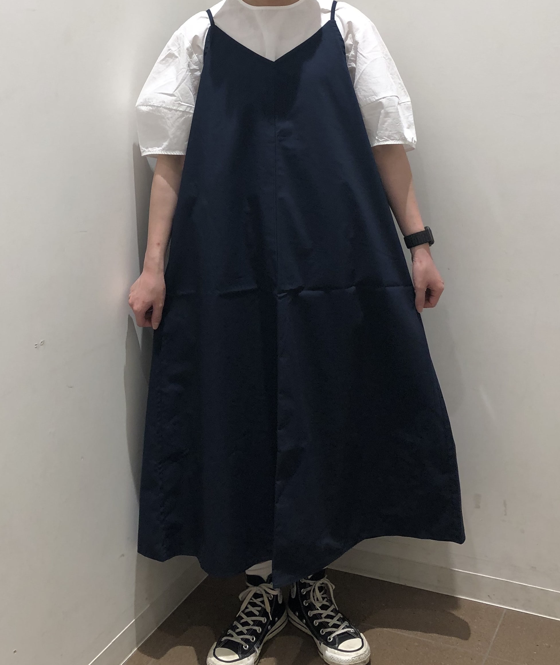 156㎝でsサイズ着用で足首から15㎝低度余裕があります
