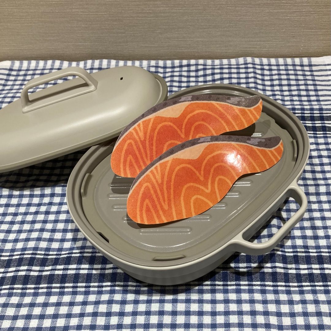 【コープさっぽろ藤野】レンジで焼き料理「グリルプレート」の紹介_d6kw2F
