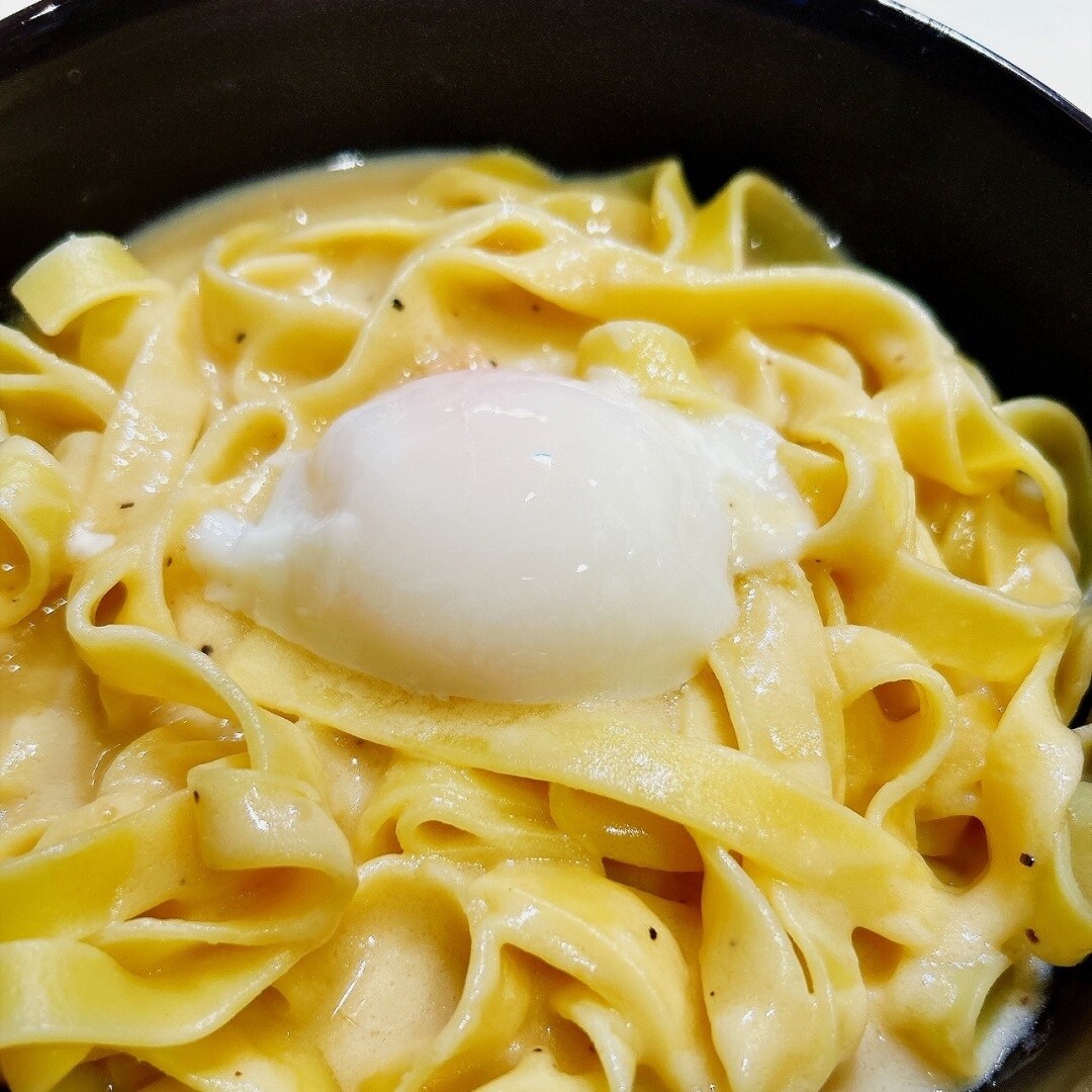 【アル・プラザ八日市】おうちで手軽に、本格カルボナーラ