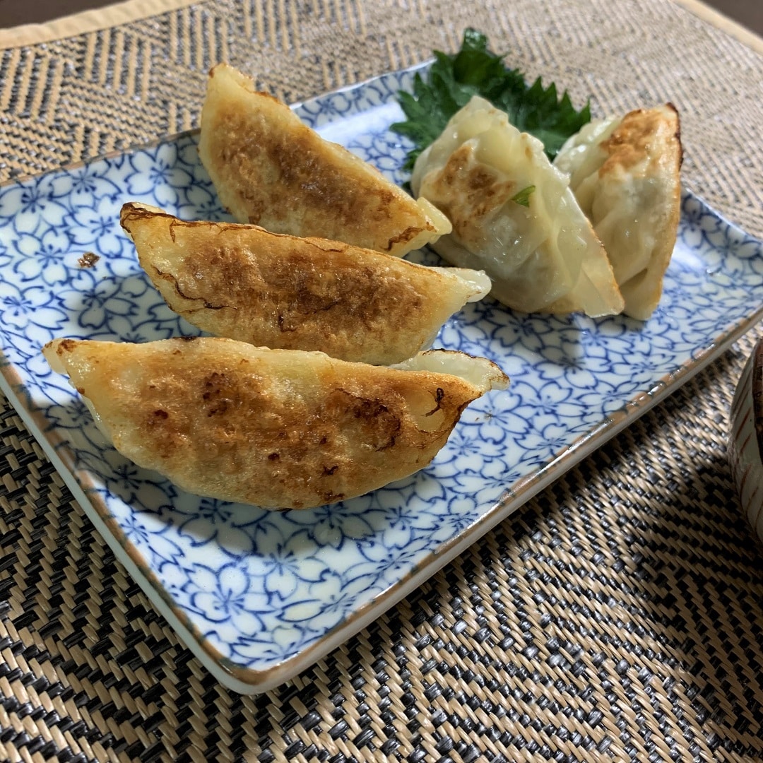 餃子完成