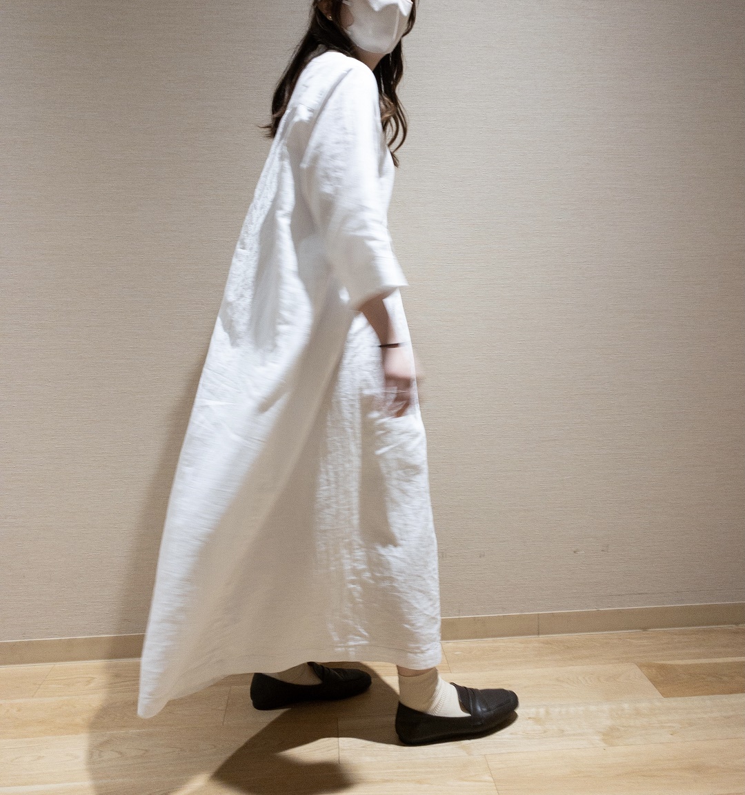 Cocosa熊本下通 ダブルガーゼワンピース 新商品 無印良品