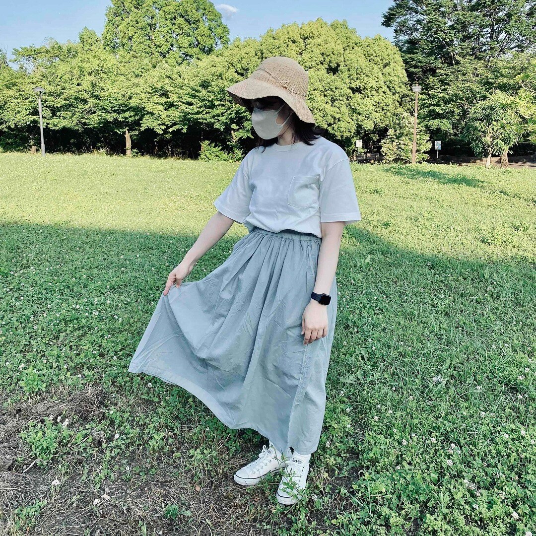 太番手ポケット付Tシャツ