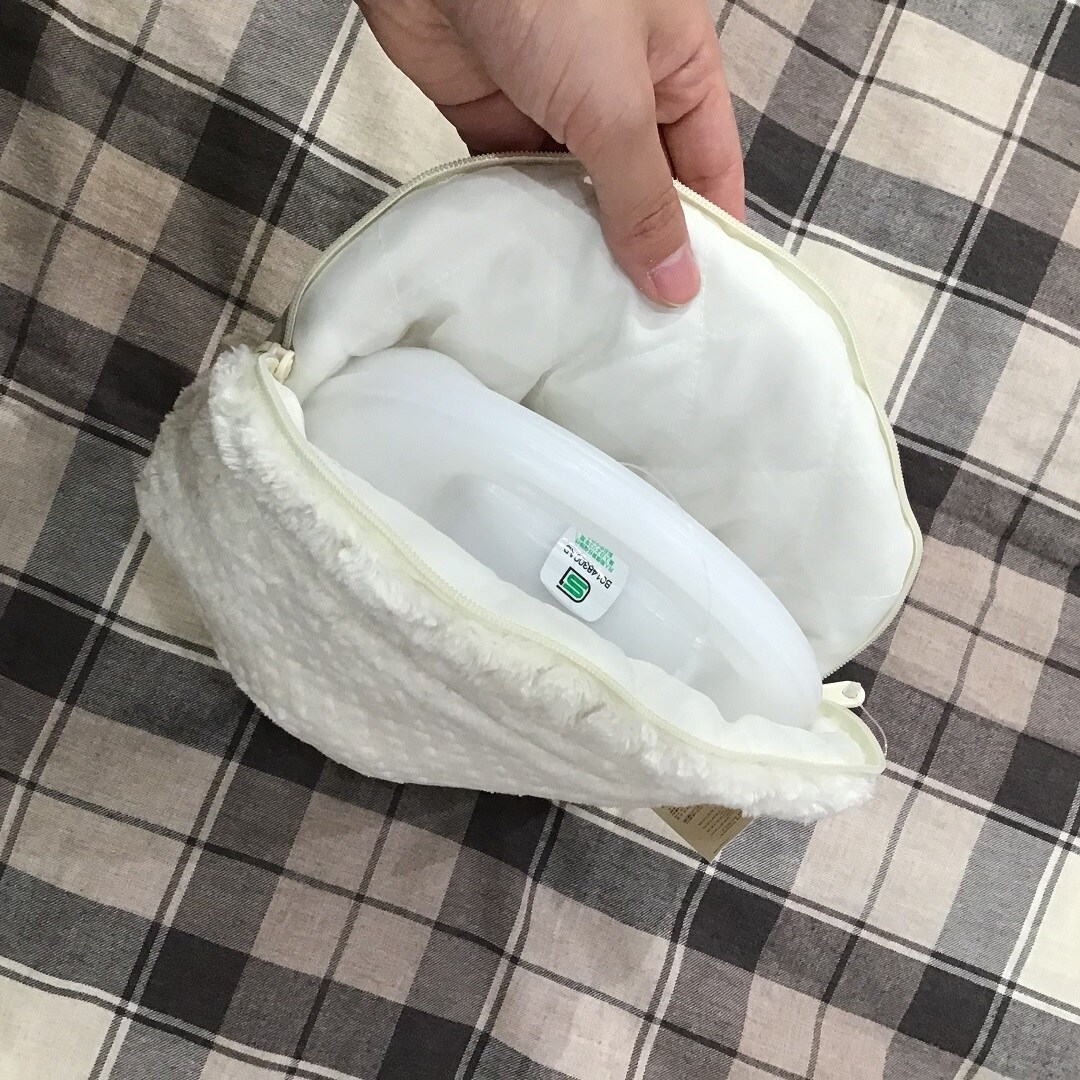 湯たんぽを入れてみました