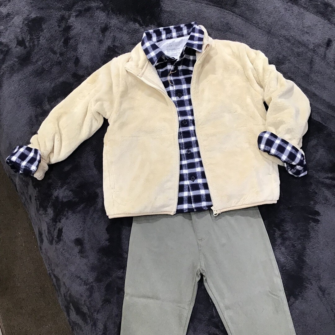 キッズ　着る毛布ジャケット