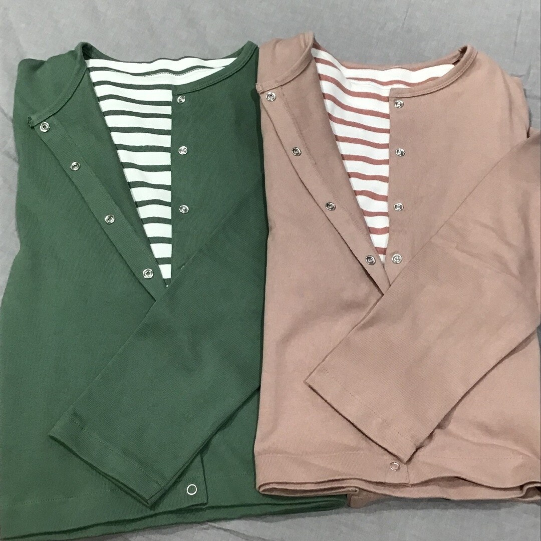 【婦人】太番手ボートネックTシャツ　