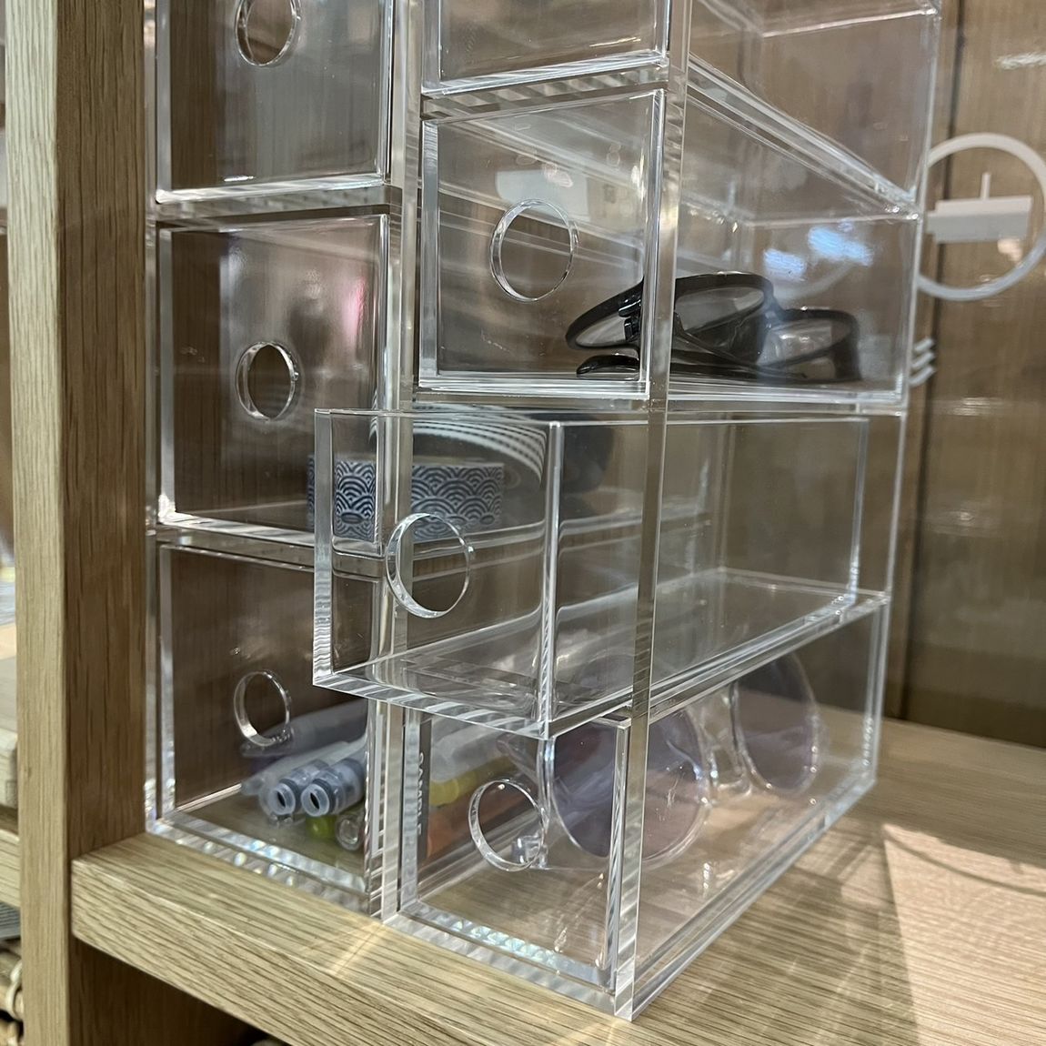 【岡山表町商店街】中身が見える小物ケース