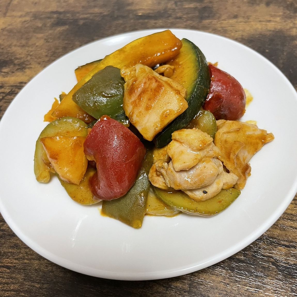 【岡山表町商店街】彩り野菜のタンドリーチキン