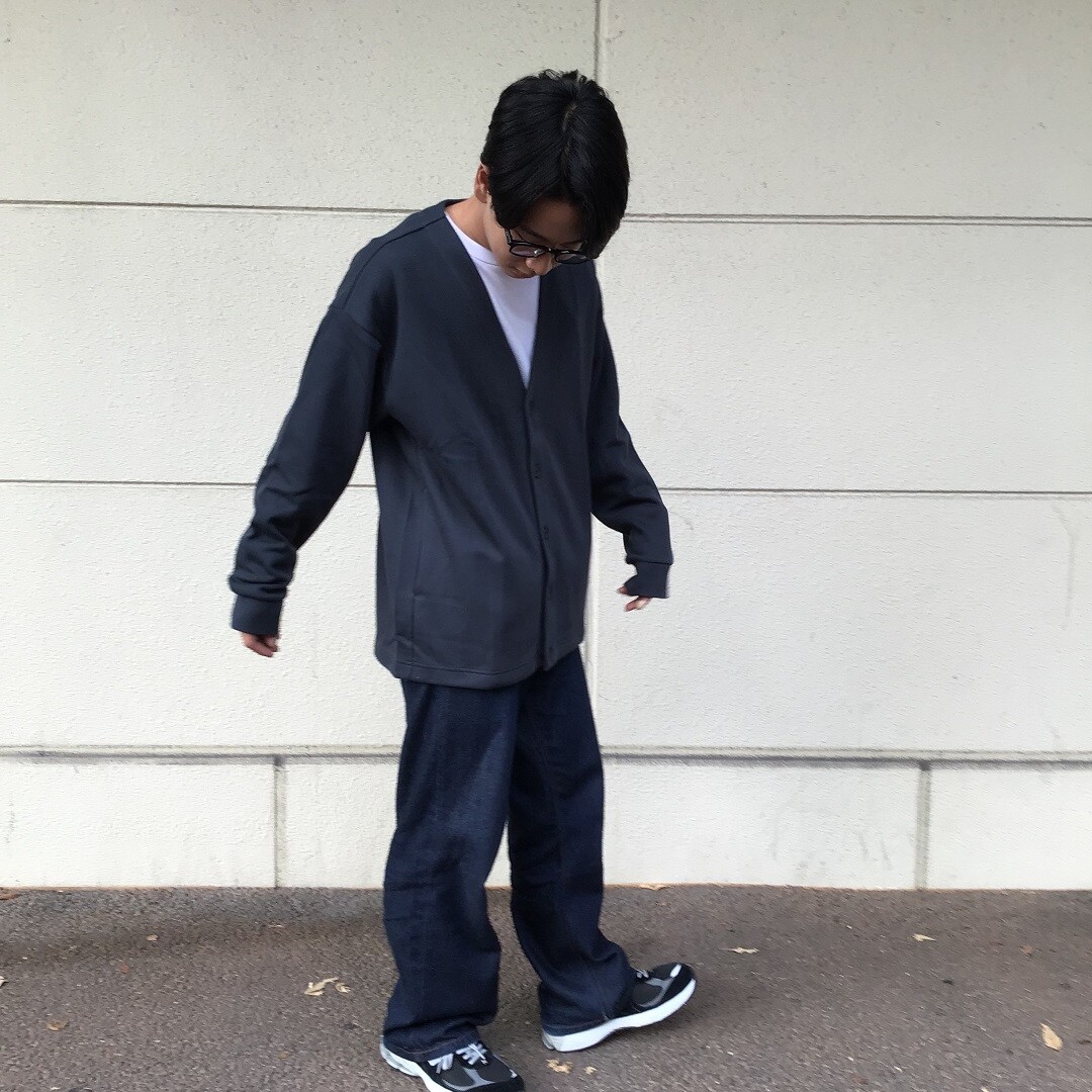 スウェットカーディガン