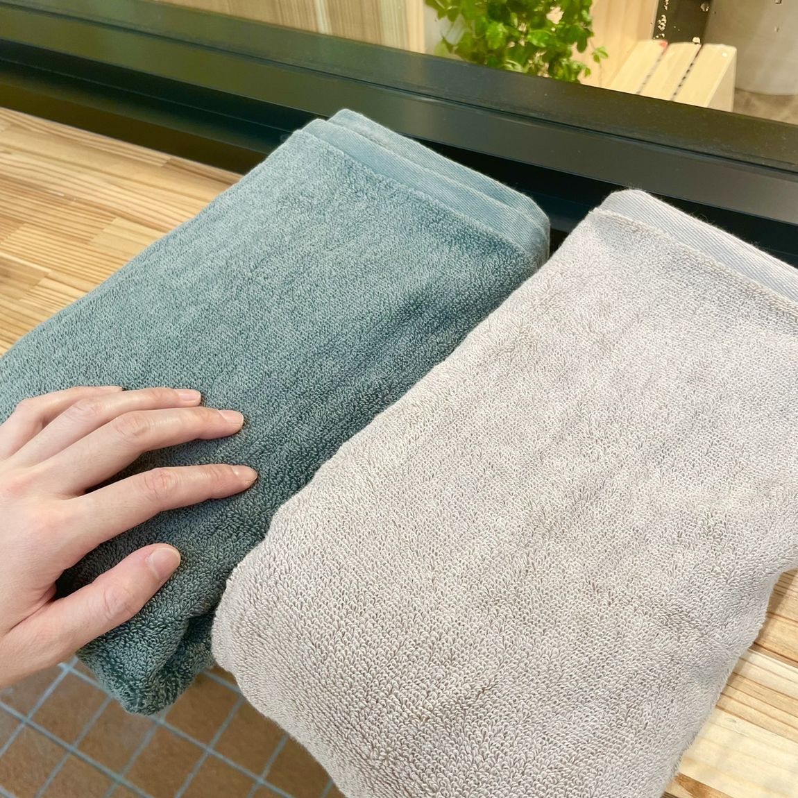 【岡山表町商店街】ふくっらパイル　バスタオル