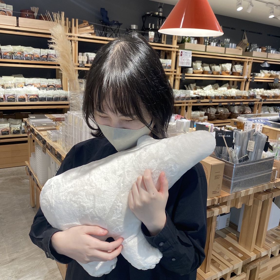 【岡山表町商店街】動物クッション（ホッキョクグマ）