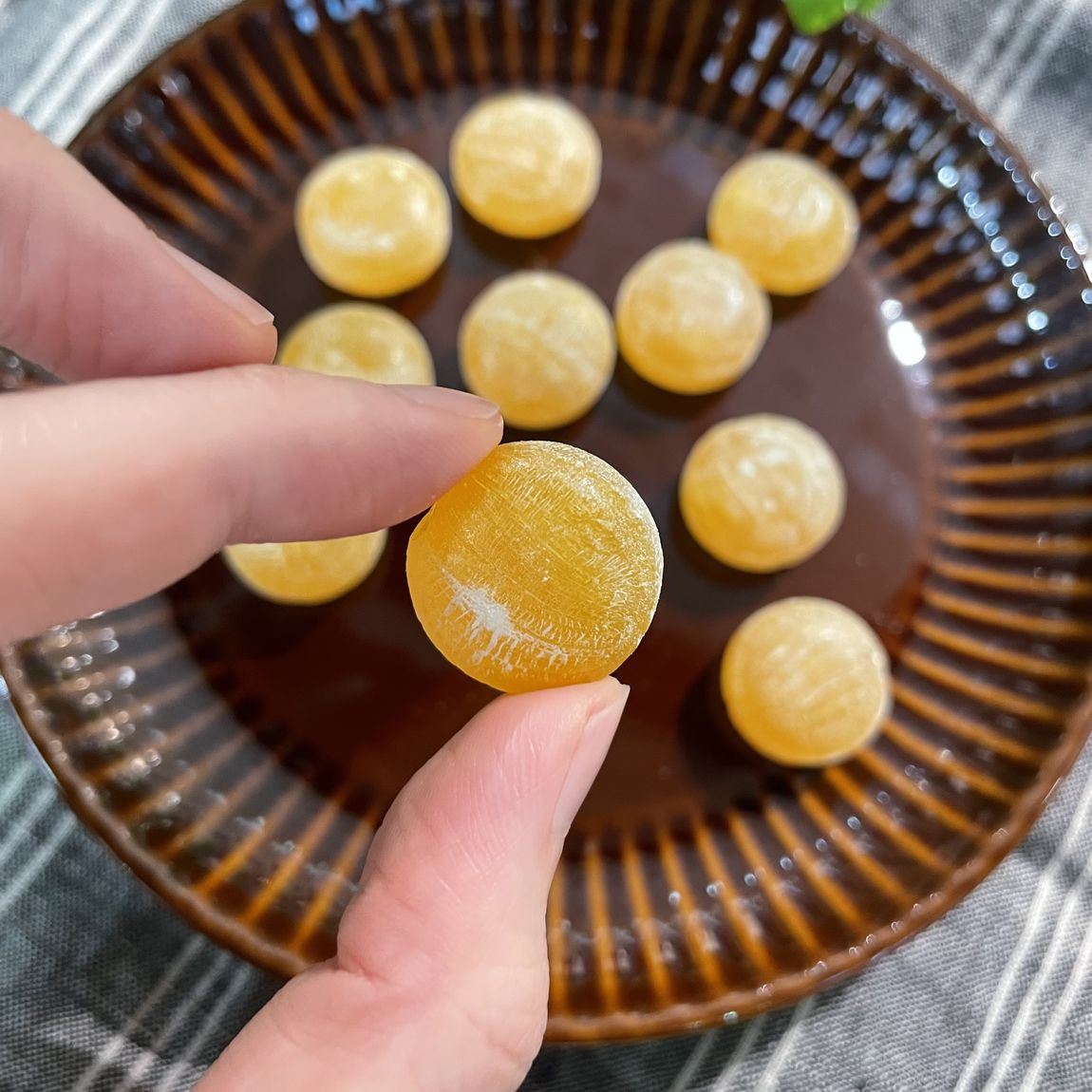 【岡山表町商店街】のど飴 柚子＆金柑
