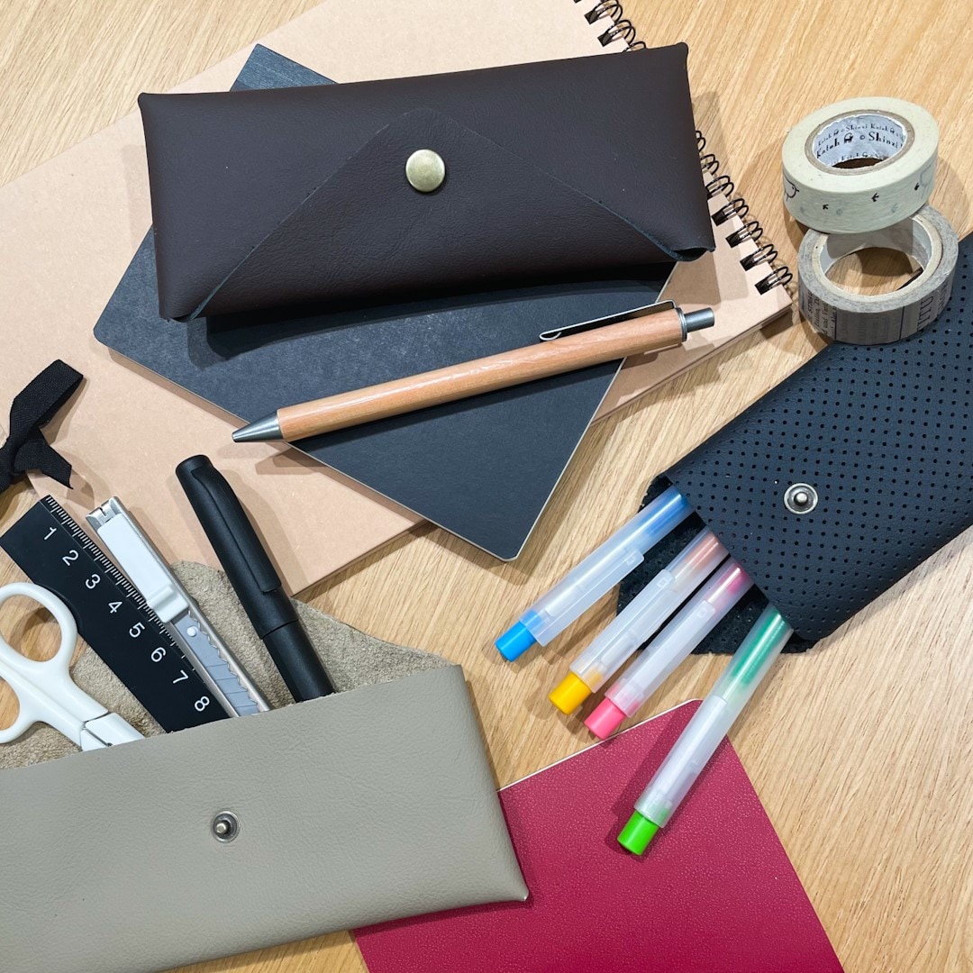 アップサイクル  レザーペンケース