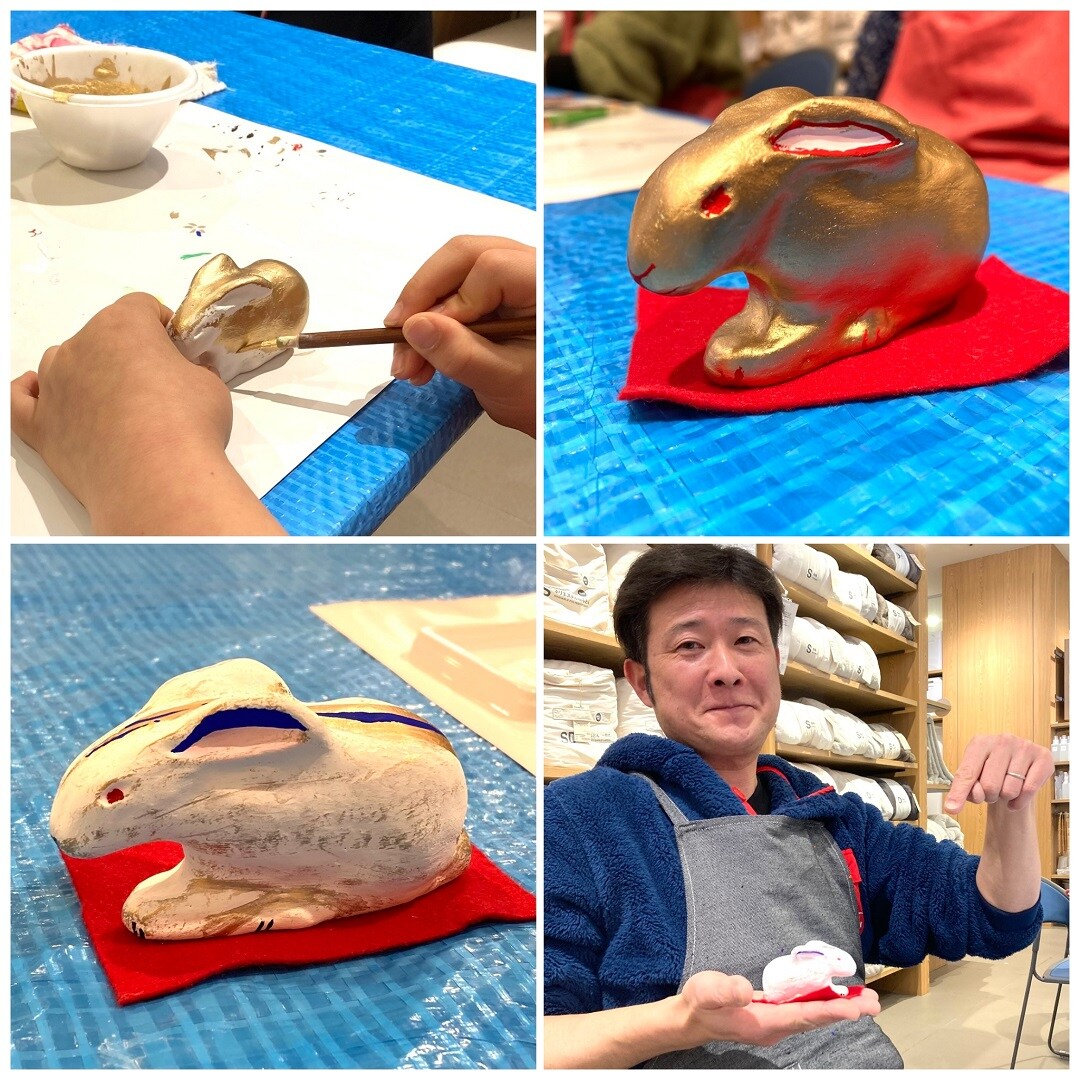 【イオンモール秋田】絵付け体験2日目