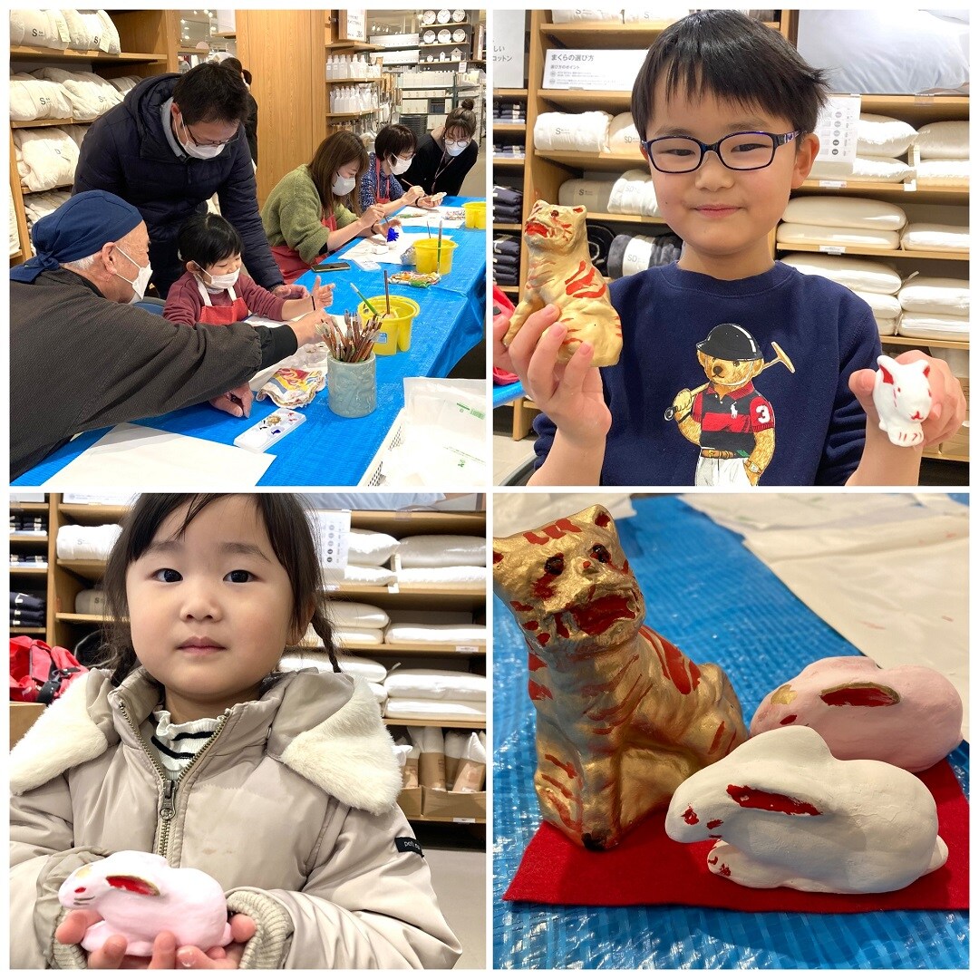 【イオンモール秋田】絵付け体験2日目