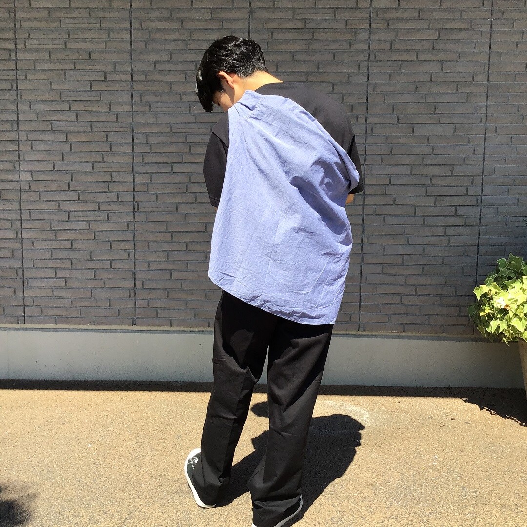 洗いざらしブロードシャツ
