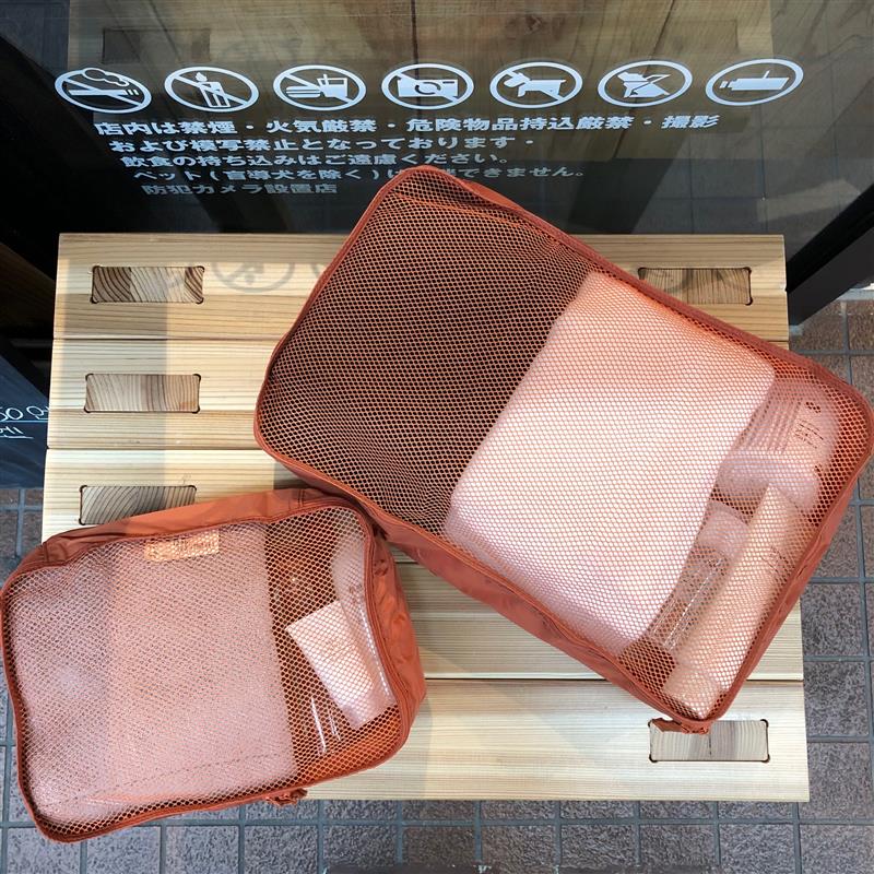 【岡山表町商店街】たためる仕分けケース