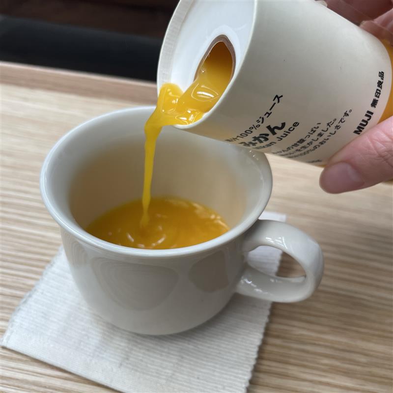 【岡山表町商店街】濃くて美味しい！「果実100％ジュース　みかん」のご紹介です！
