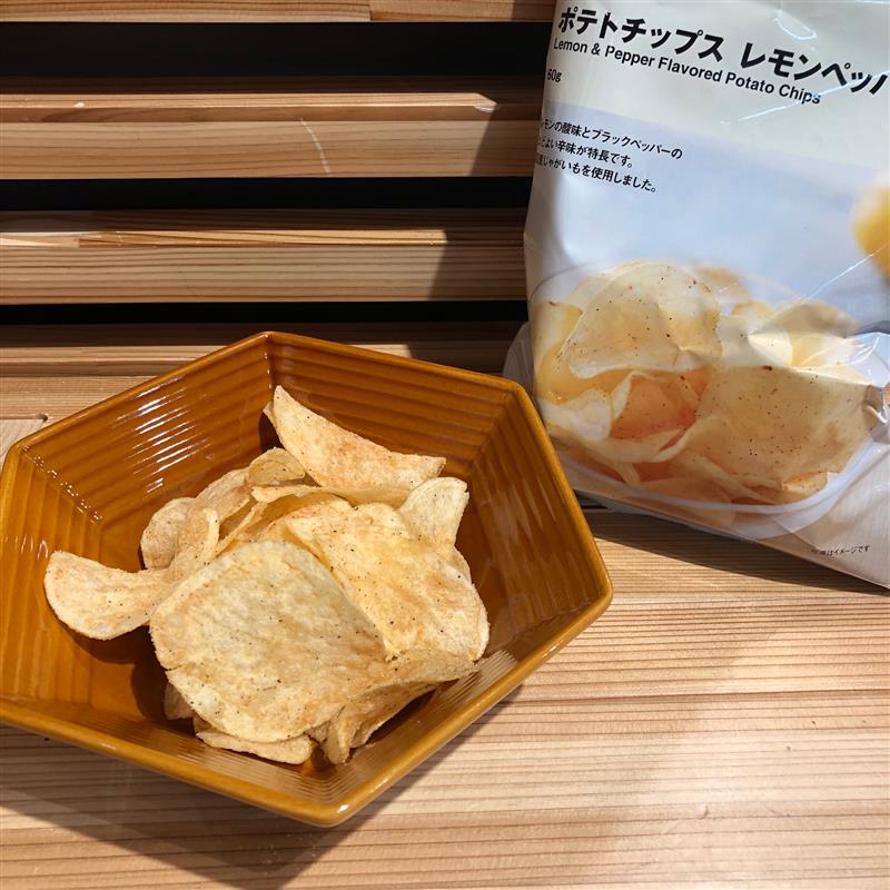 【岡山表町商店街】ポテトチップス　レモンペッパー味