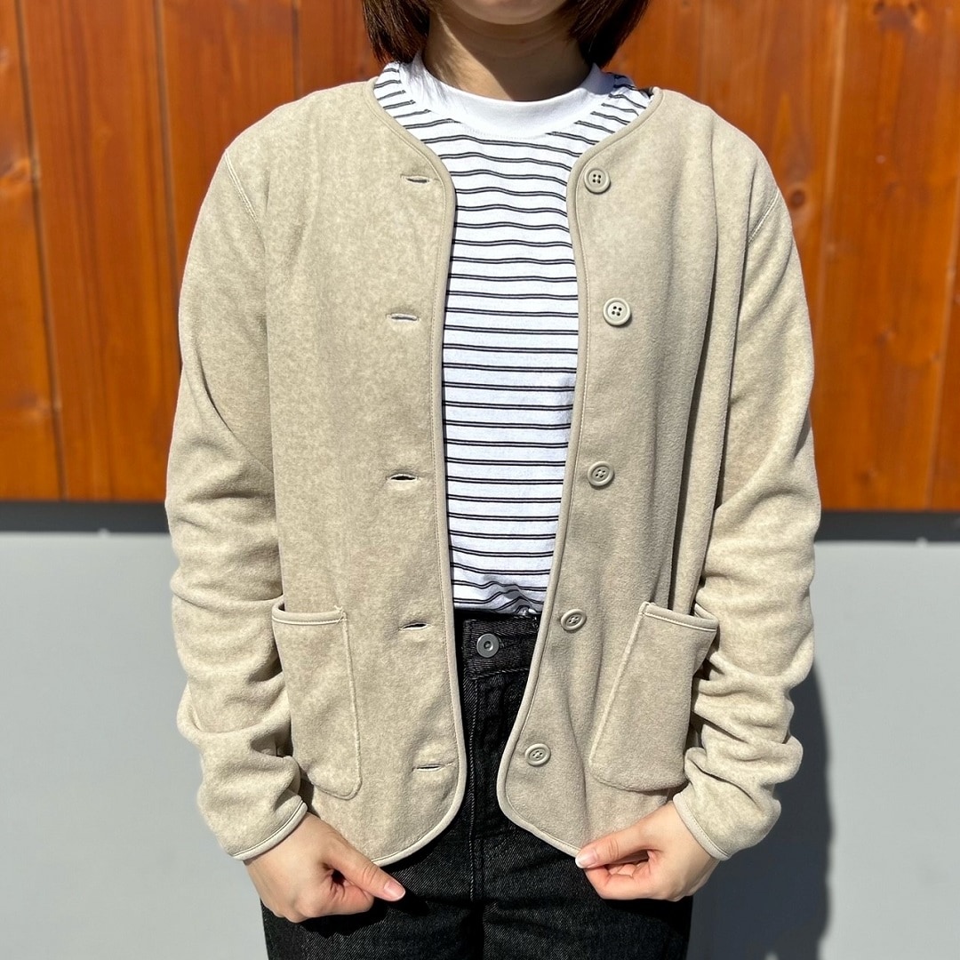 ハピオ木野】自然に還るフリースカーディガン｜ 無印良品