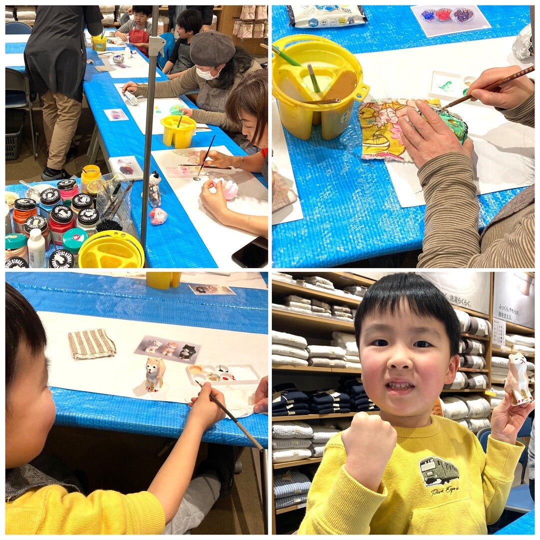 【イオンモール秋田】八橋人形絵付け体験|イベントレポート～1日目～