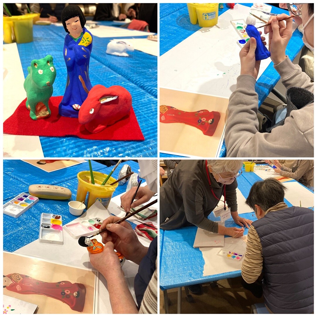 【イオンモール秋田】八橋人形絵付け体験|イベントレポート～1日目～