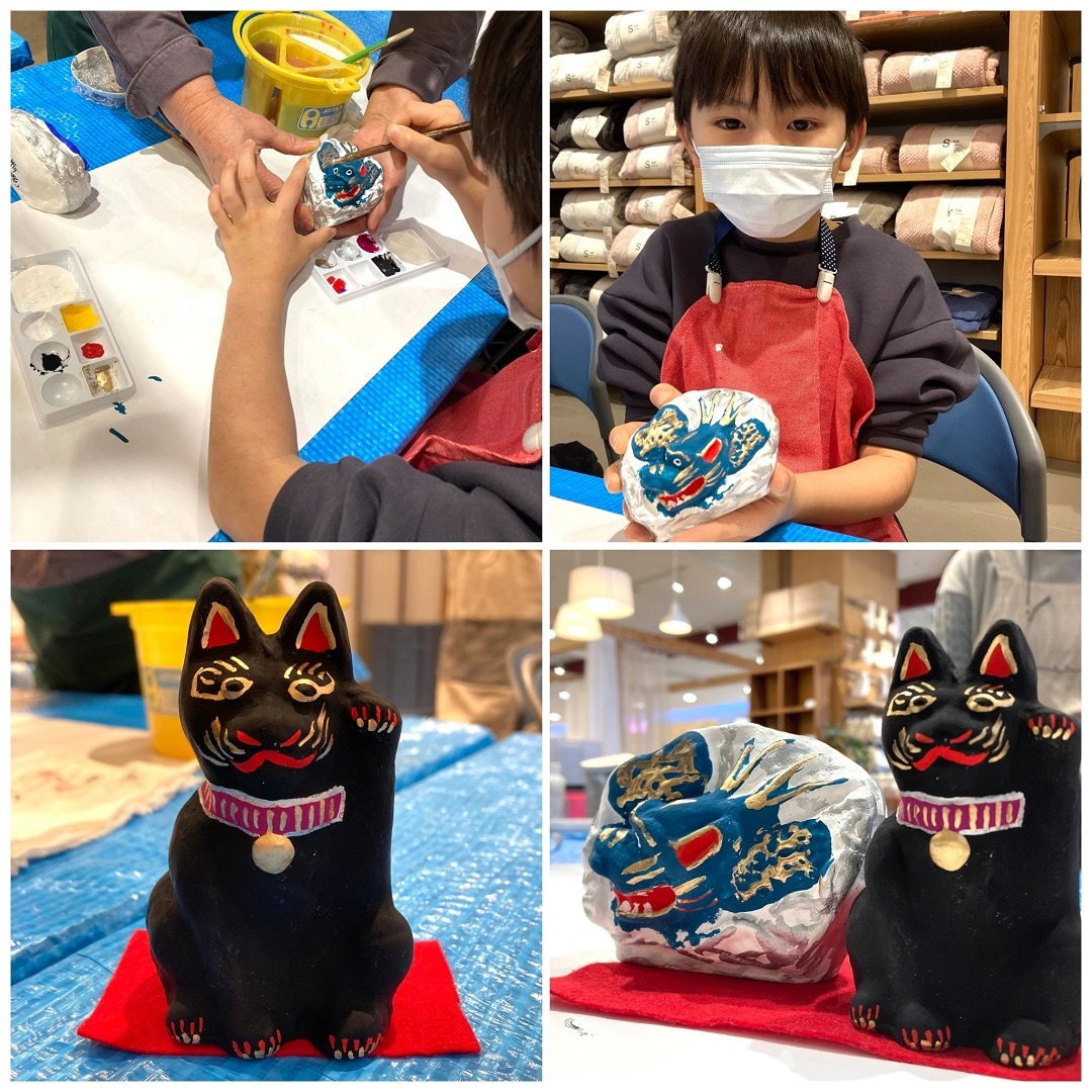 【イオンモール秋田】八橋人形絵付け体験|イベントレポート～2日目～
