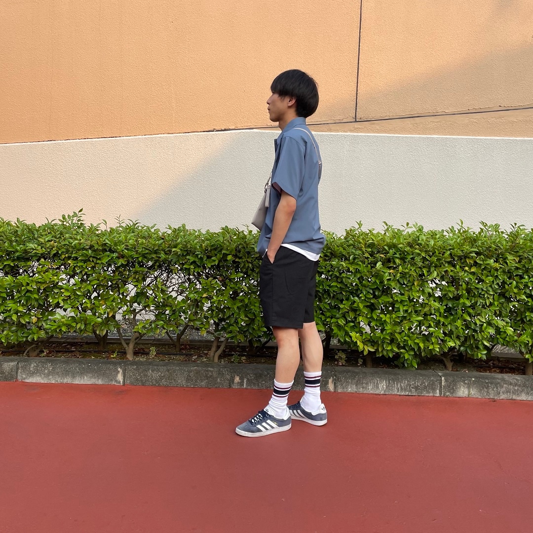 風を通すショートパンツ