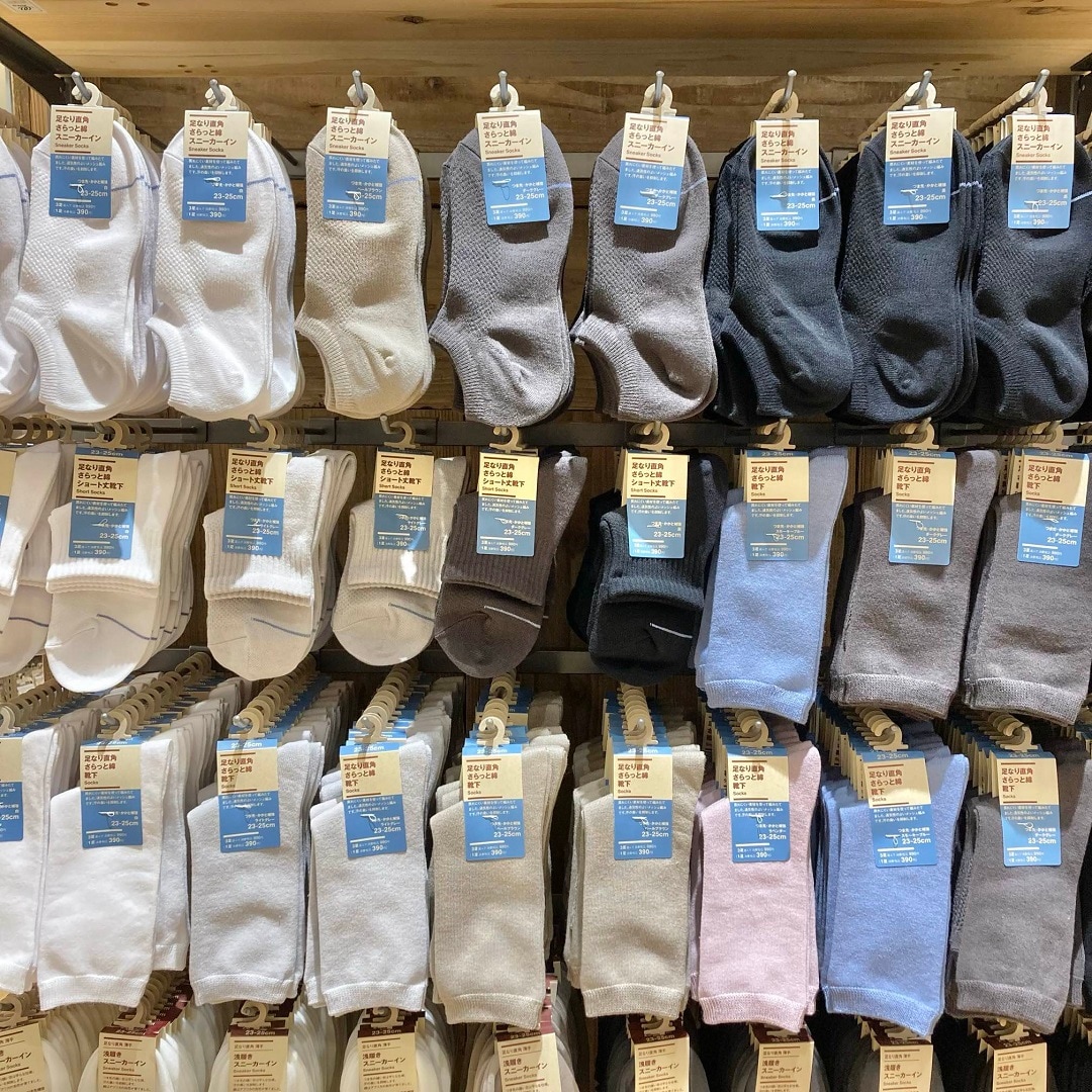 さらっと綿ソックス