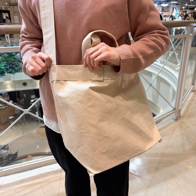 無印良品500ベルフローラかわにし】日常でつかえる｜帆布トートバッグ