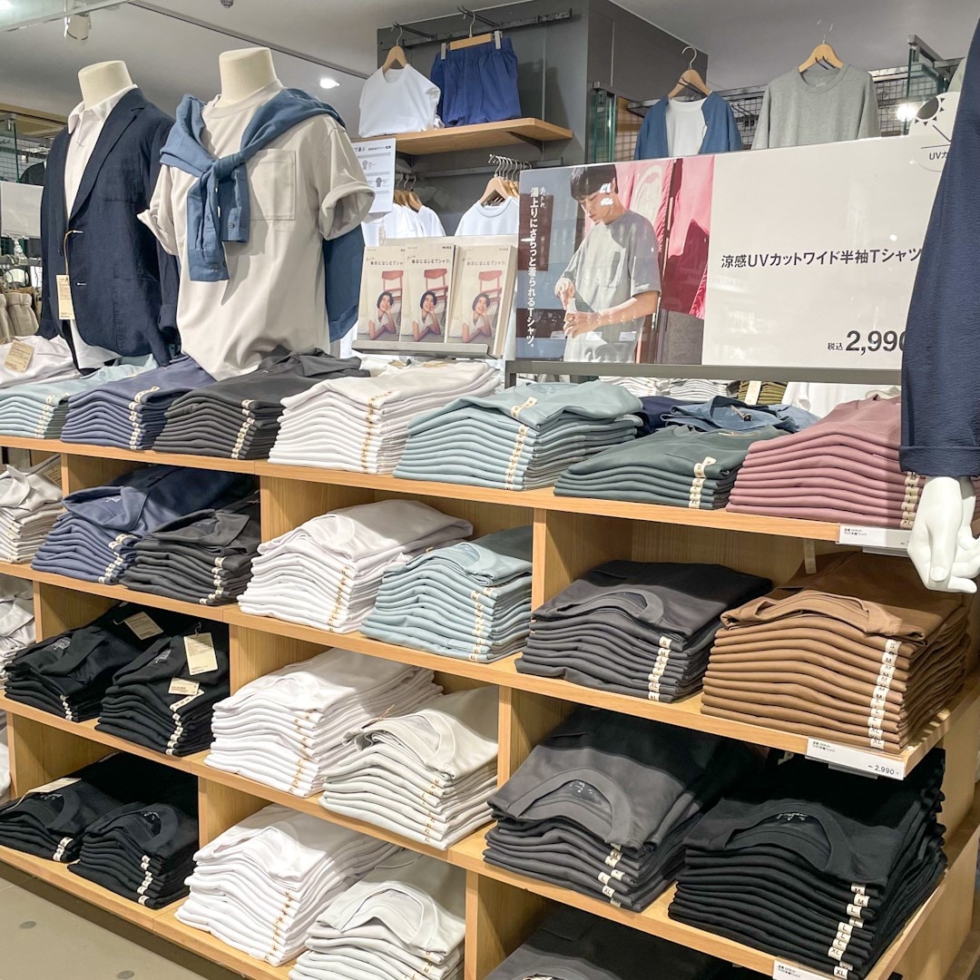 涼感UVカット 半袖Tシャツ　紳士