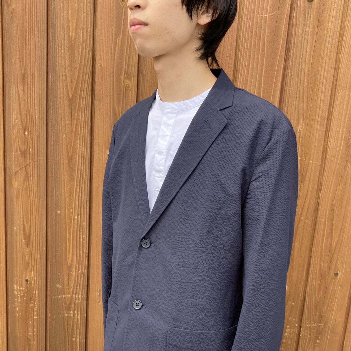 紳士風を通すジャケット③