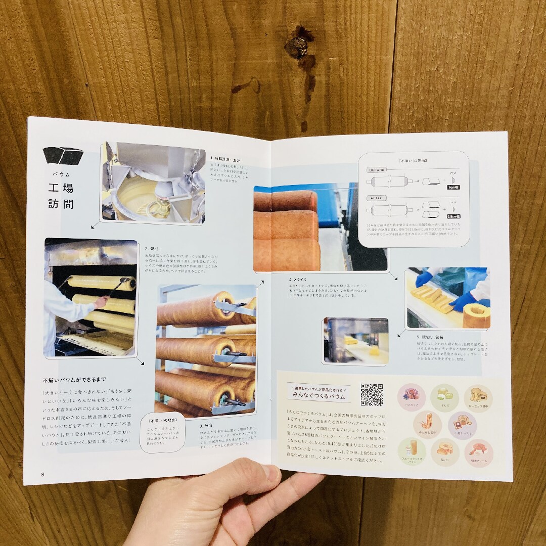 食品売場に冊子ございます。