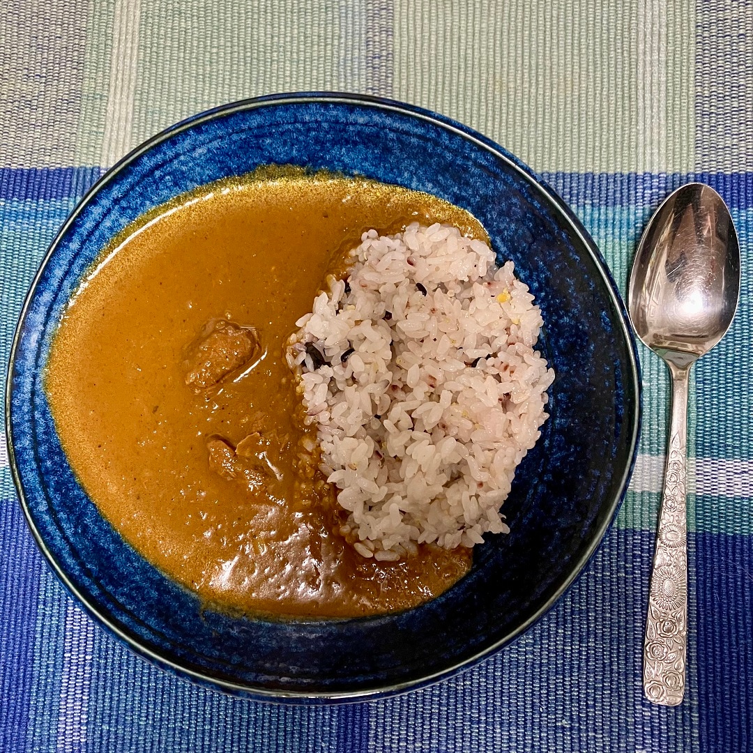 ローストチキンのスパイしカレー2