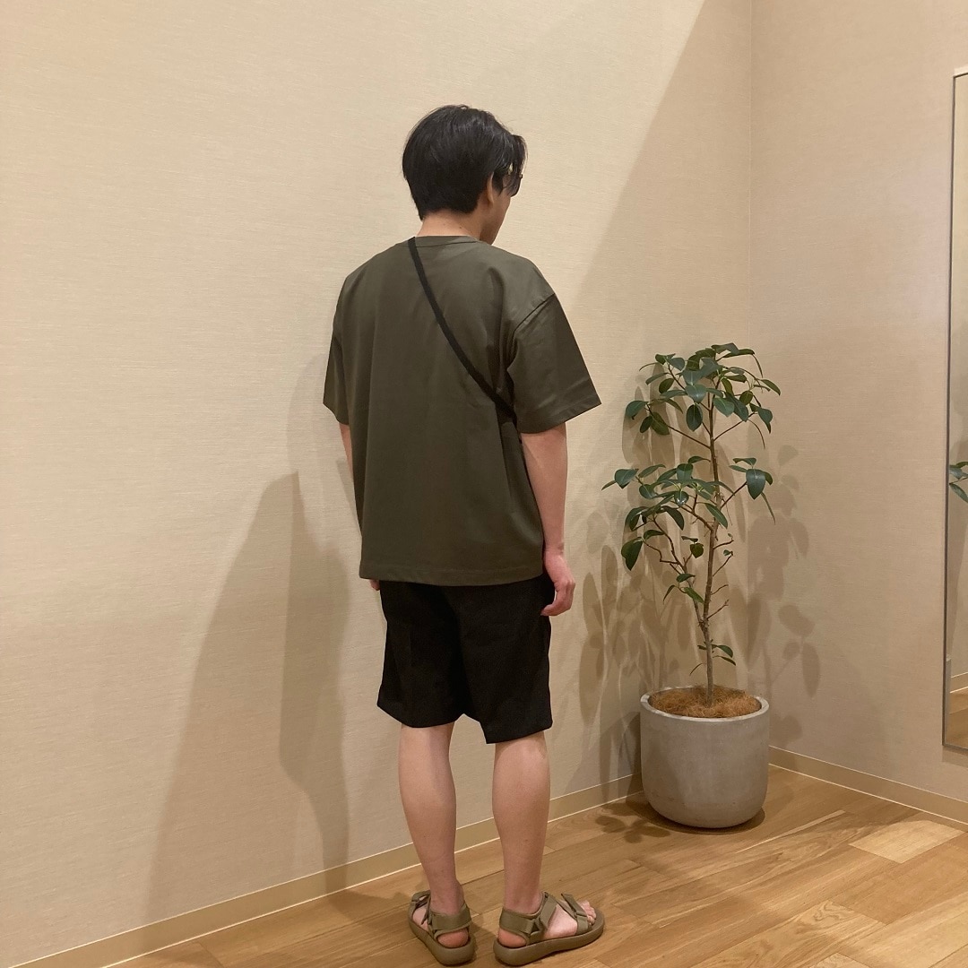 涼感UVカット　ワイド半袖Tシャツ➁