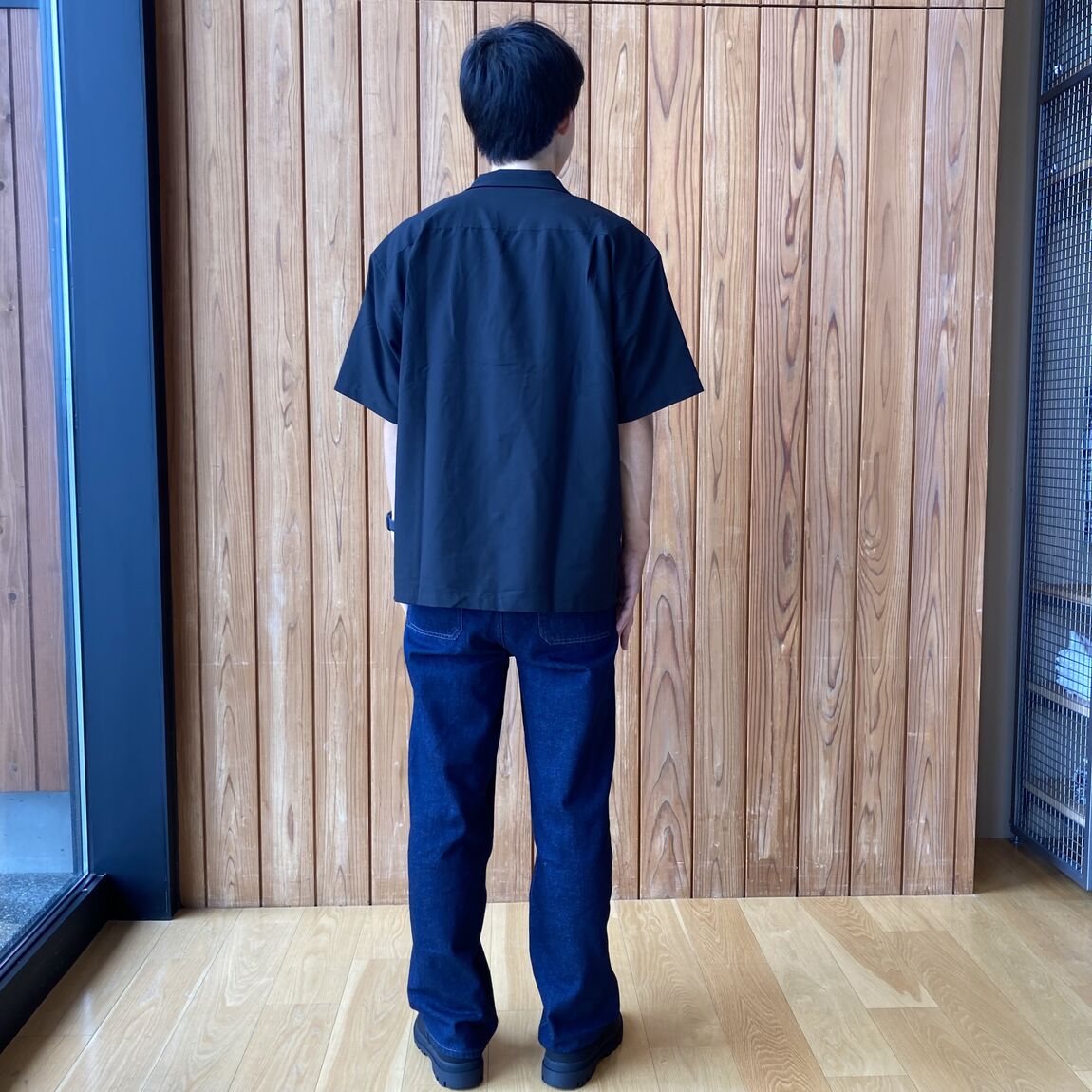 紳士風を通すオープンカラー③