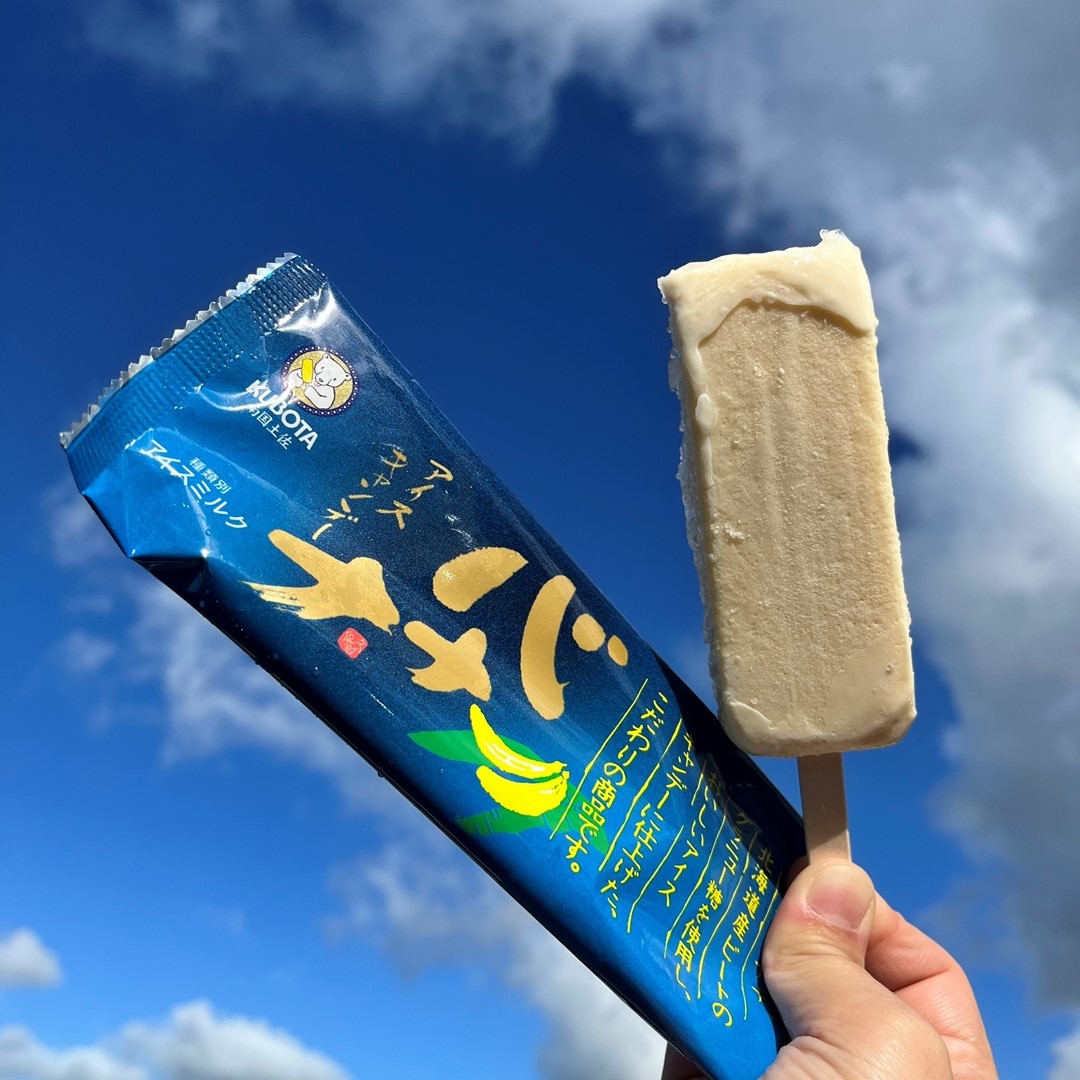 バナナアイスキャンデーの写真です。