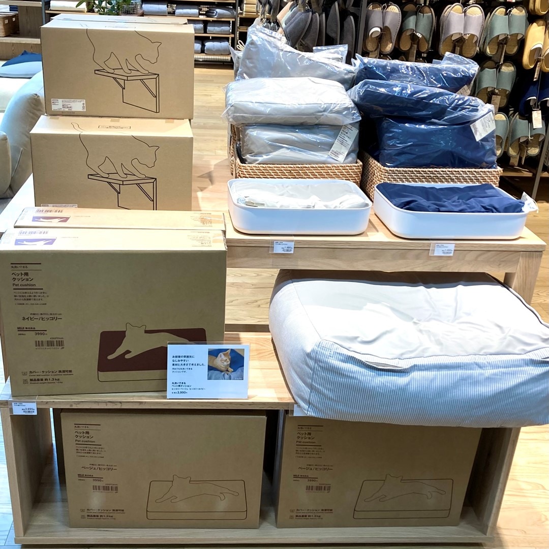 ペット用品売り場の写真です。