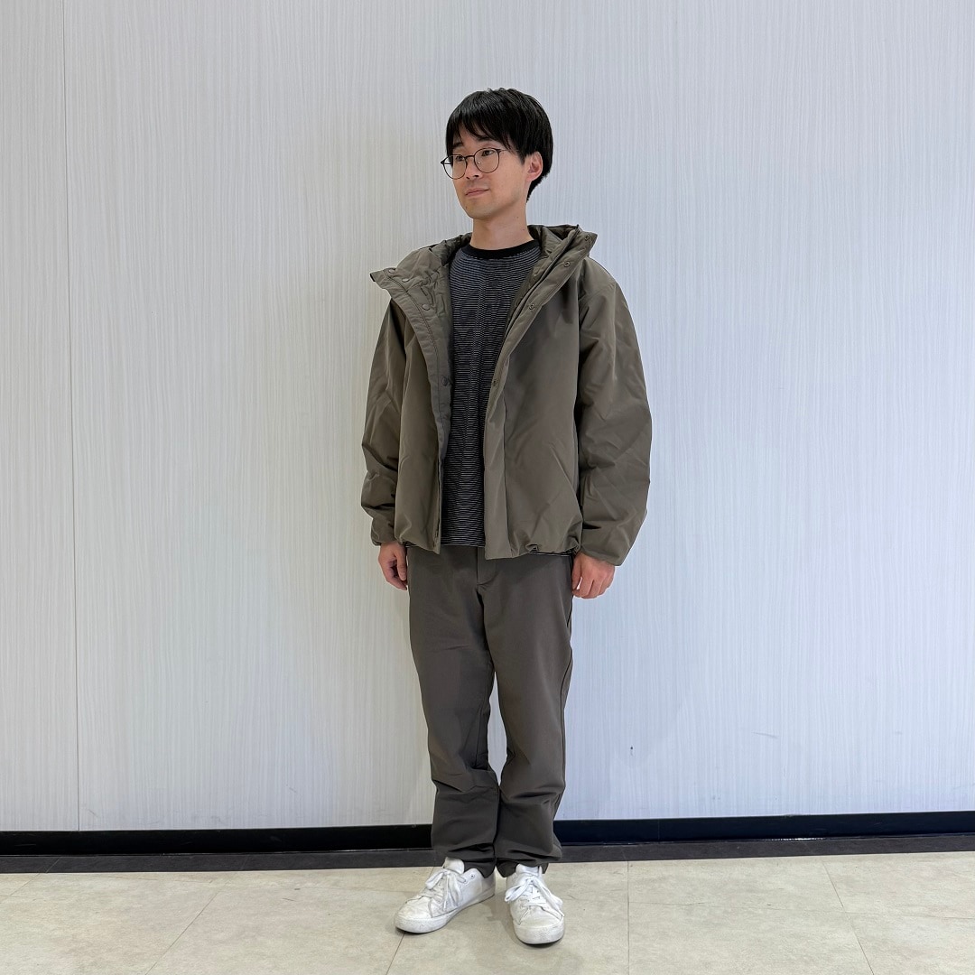 中わたダウンコーデ