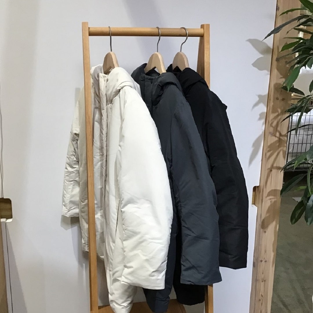 撥水ダウンミドルコート3色