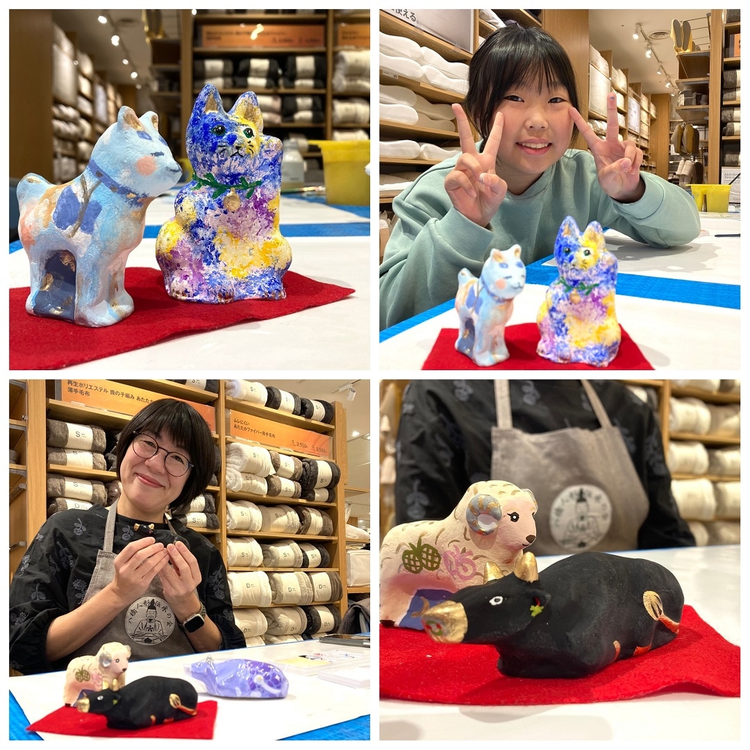 【イオンモール秋田】八橋人形絵付け体験|イベントレポート～1日目～