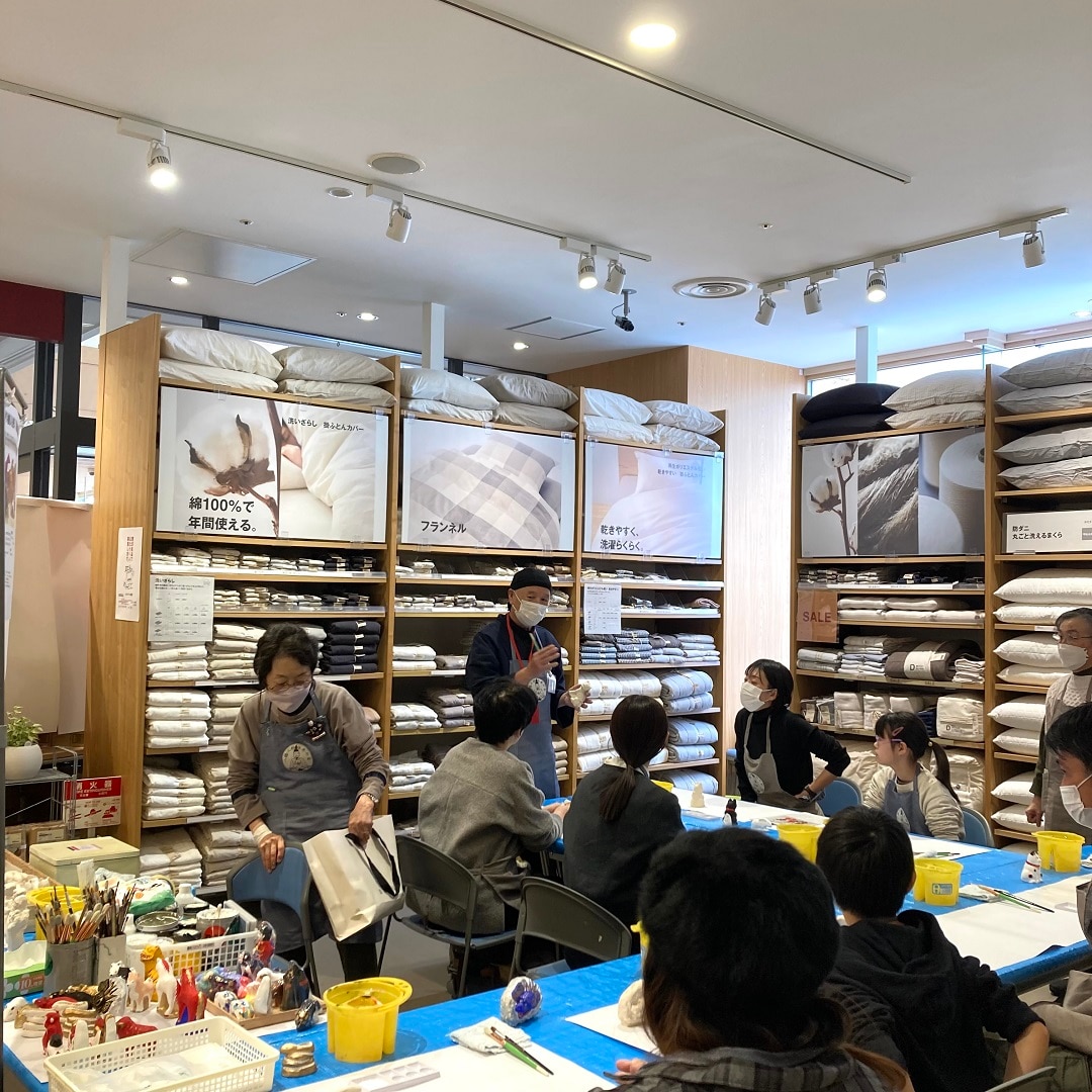 【イオンモール秋田】八橋人形絵付け体験|イベントレポート～2日目～