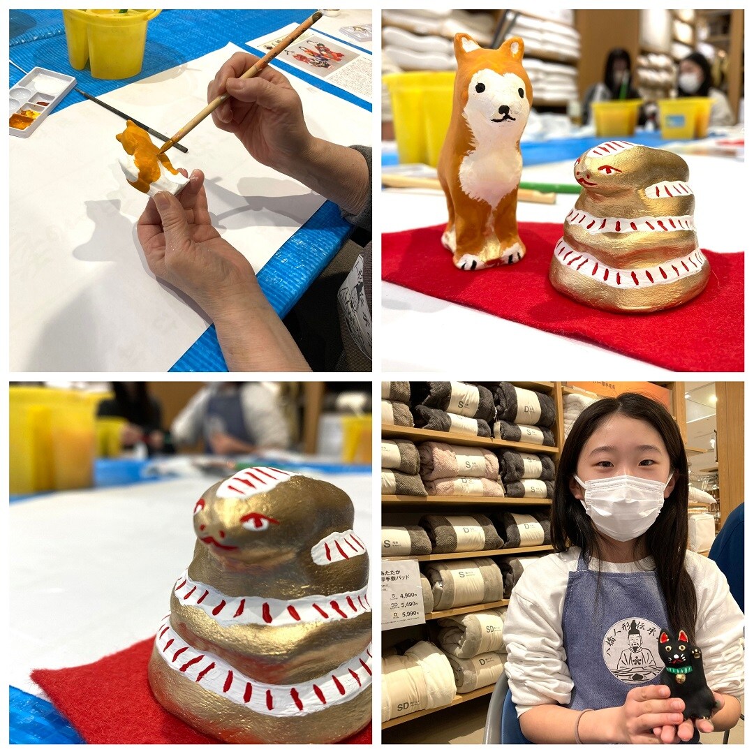 【イオンモール秋田】八橋人形絵付け体験|イベントレポート～2日目～