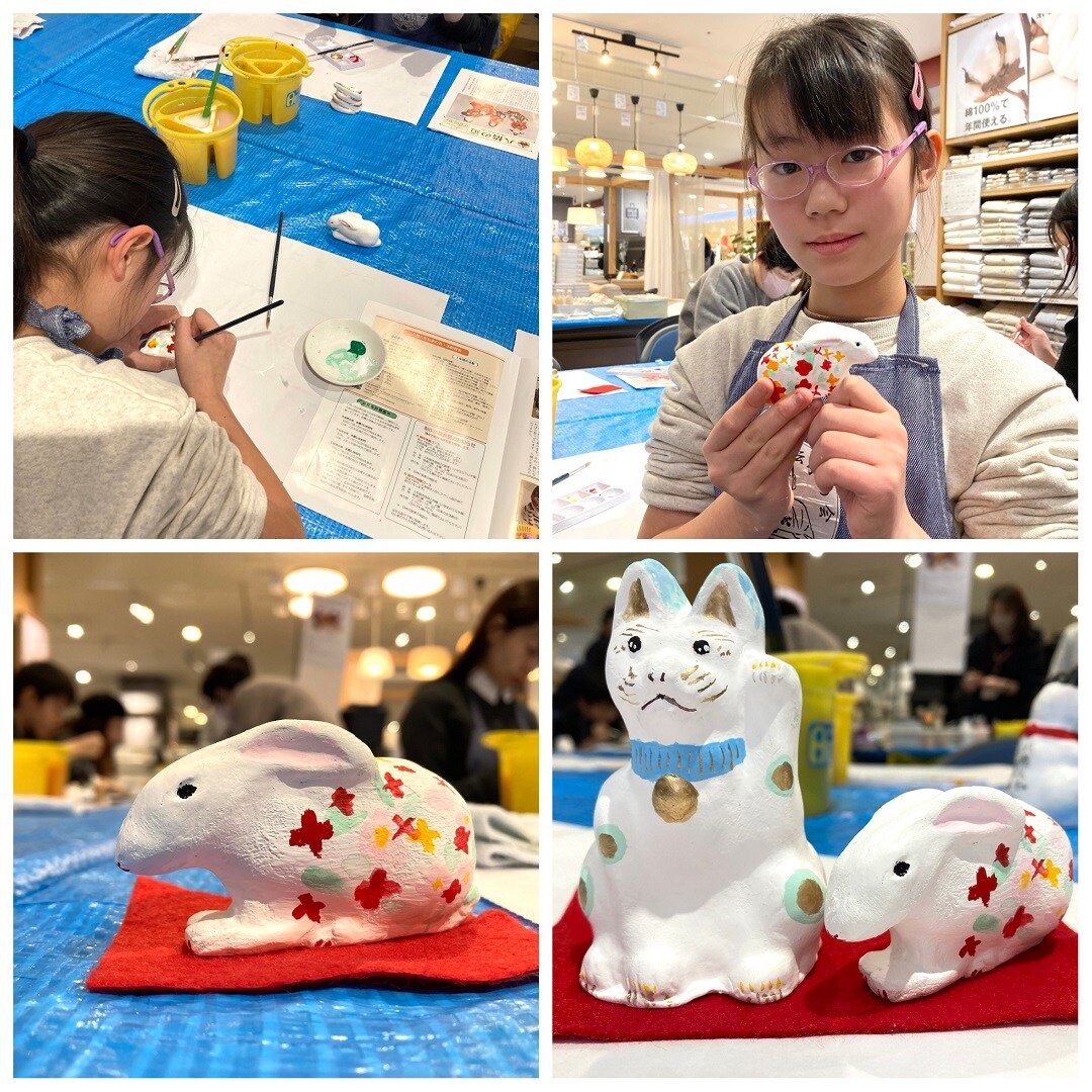 【イオンモール秋田】八橋人形絵付け体験|イベントレポート～2日目～