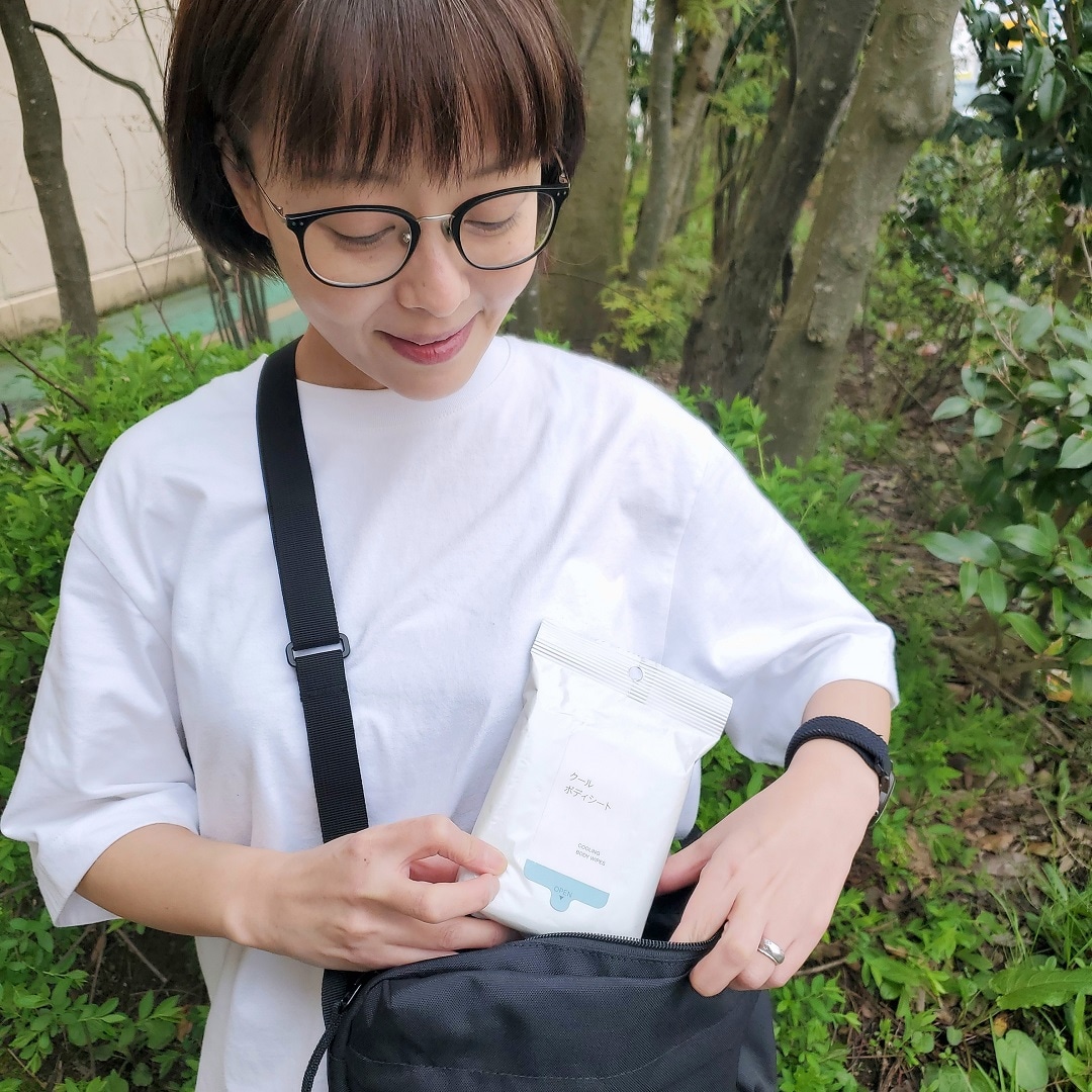【イオンモール秋田】ボディシートですっきりリフレッシュ