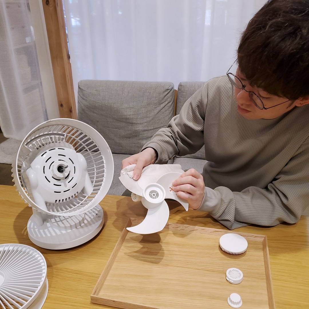 【イオンモール秋田】360度首振り機能付きサーキュレーター