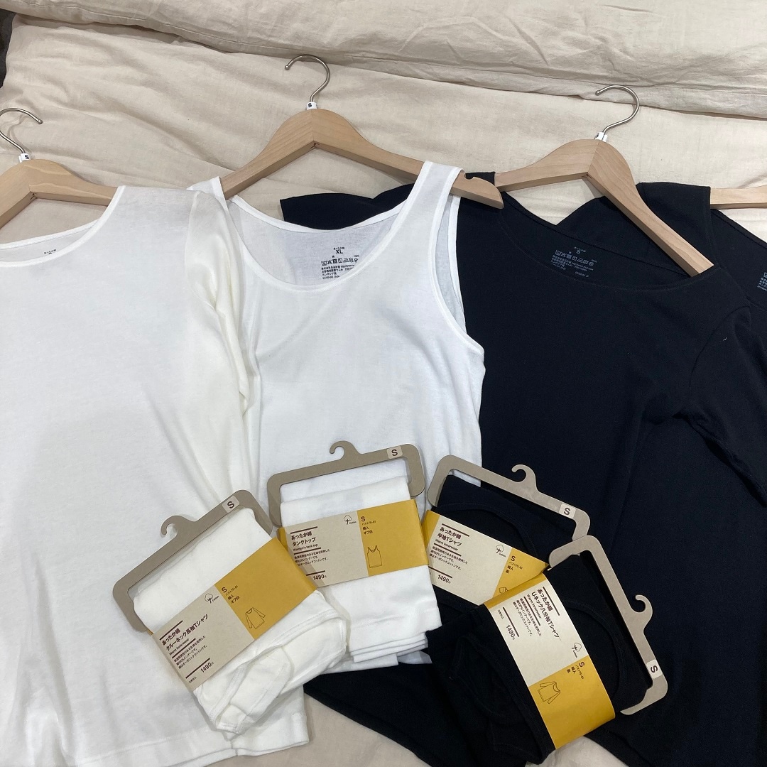 あったか綿のタンクトップ