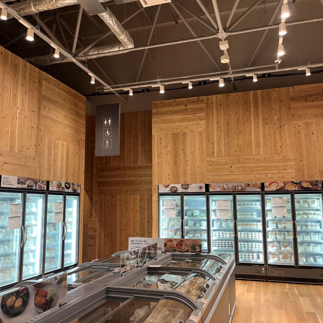 冷凍食品準備中