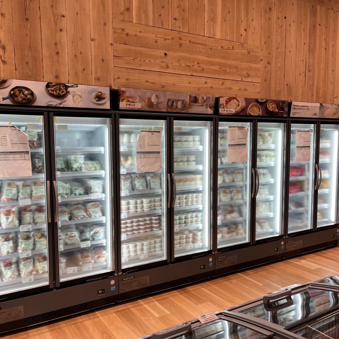 冷凍食品準備中